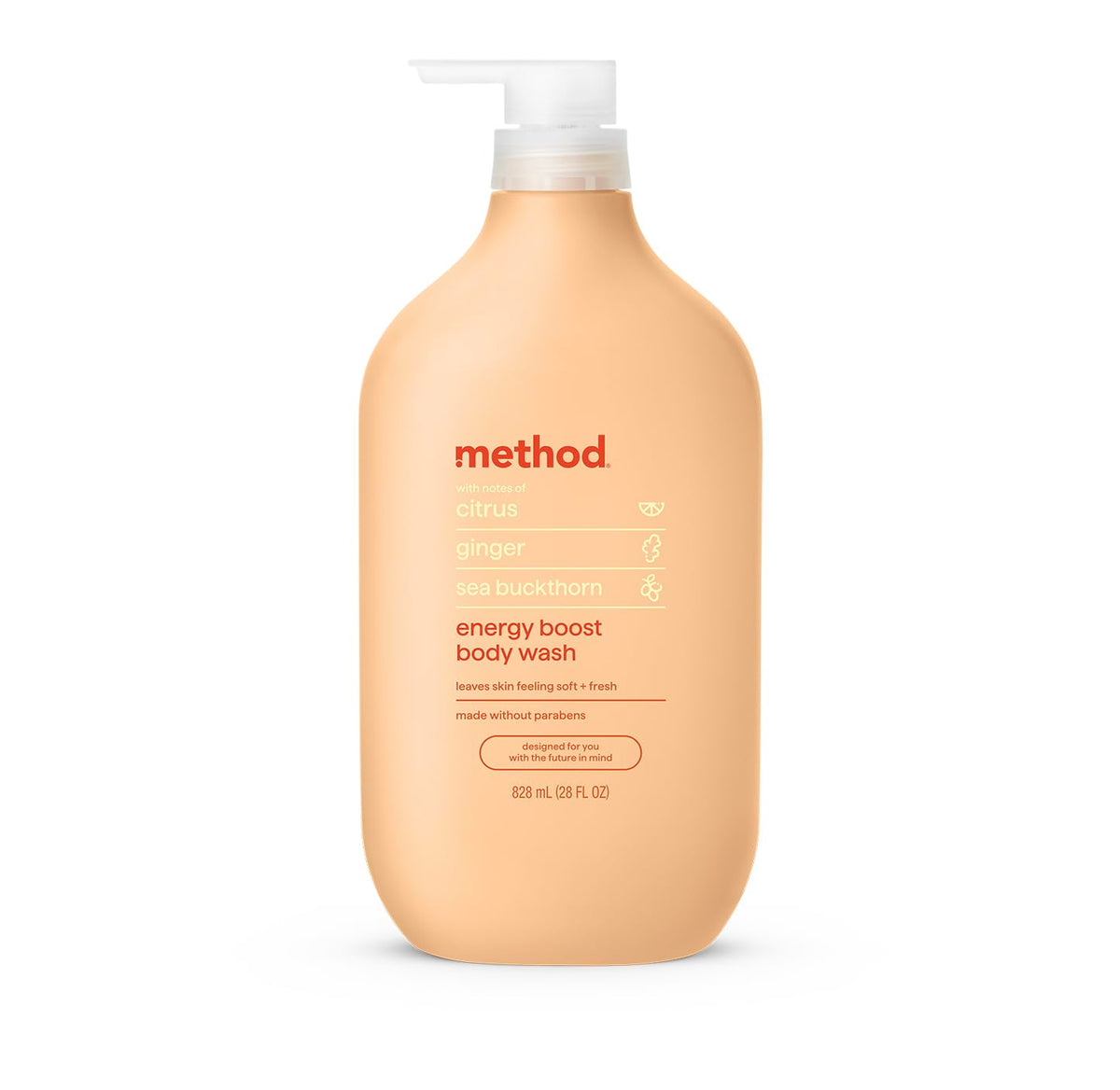 Method Body Wash Energy Boost 28 oz bottle