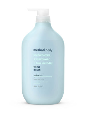 Method Body Wash Wind Down 28 oz bottle