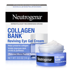 Neutrogena Collagen Bank Reviving Eye Cream Tube - Peptide-Rich Formula for Collagen Preservation
