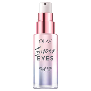 Olay super eye serum with vitamin C caffeine niacinamide and peptides for dark circles fine lines and anti aging eye care