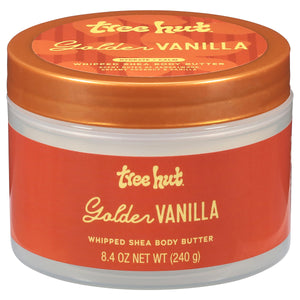 Tree Hut Golden Vanilla Whipped Shea Body Butter 8.4 oz jar