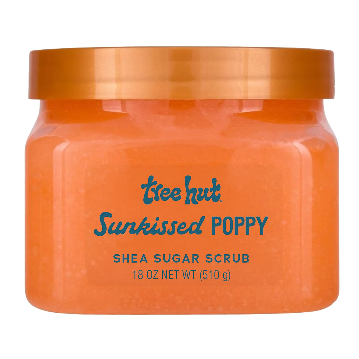 Tree Hut Sunkissed Poppy Shea Sugar Body Scrub 18 oz jar