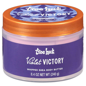 Tree Hut Violet Victory Whipped Shea Body Butter 8.4 oz jar