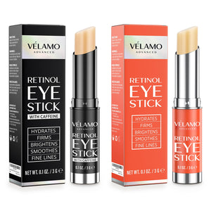 VELAMO ADVANCED Retinol Eye Stick Duo - Energizing Day Balm and Renewing Night Balm