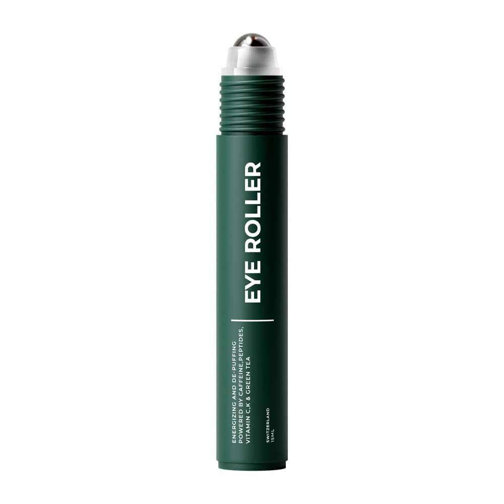 WOLF Project under eye roller serum with caffeine vitamin C and peptides for dark circles puffiness and fine lines